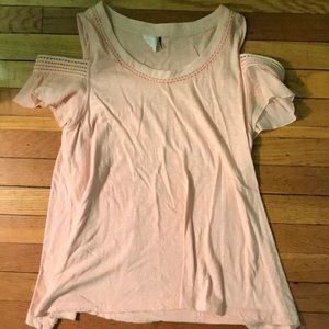 Light Pink Anthropologie Blouse